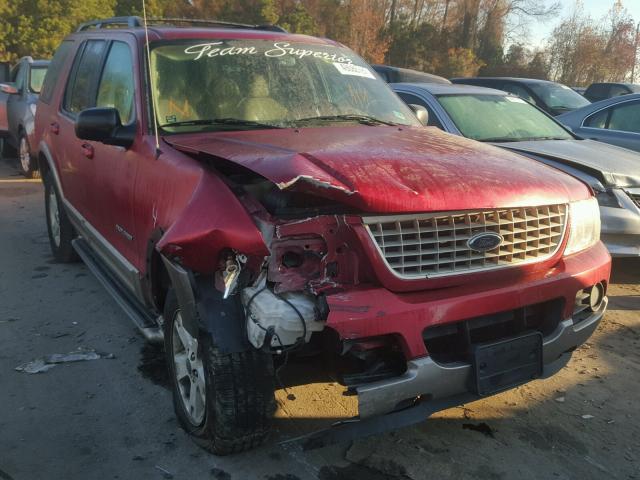 1FMZU64K54UA49554 - 2004 FORD EXPLORER E BURGUNDY photo 1