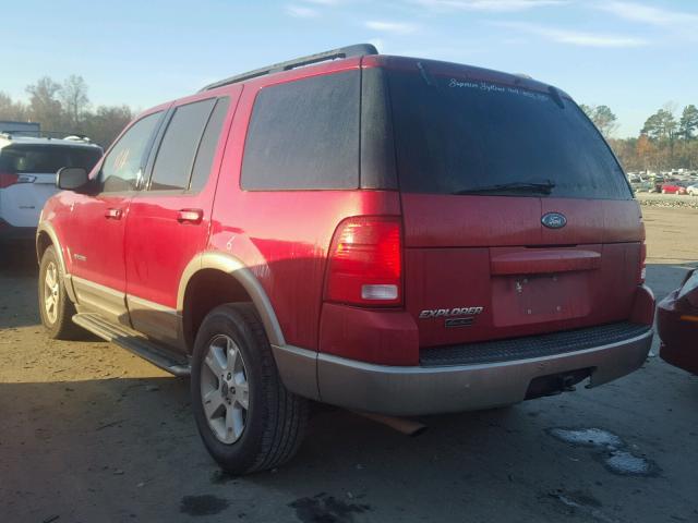 1FMZU64K54UA49554 - 2004 FORD EXPLORER E BURGUNDY photo 3