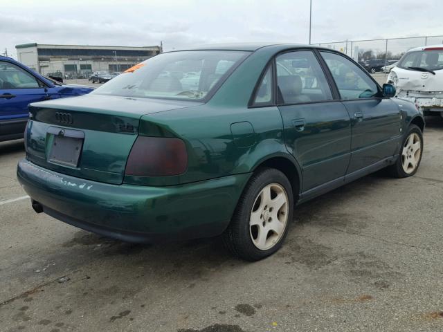 WAUED68D3WA003897 - 1998 AUDI A4 2.8 QUA GREEN photo 4