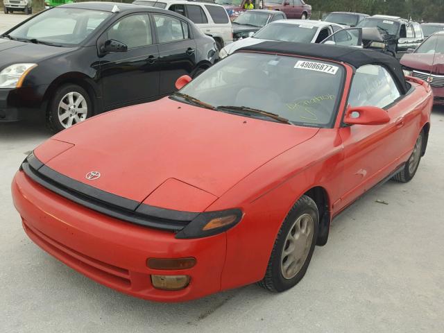 JT5ST87K9N0125197 - 1992 TOYOTA CELICA GT RED photo 2