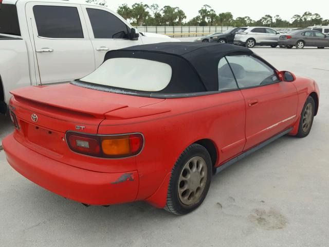 JT5ST87K9N0125197 - 1992 TOYOTA CELICA GT RED photo 4