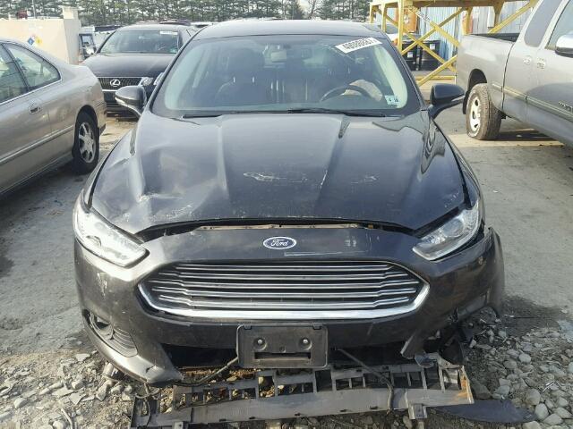 3FA6P0HRXDR288534 - 2013 FORD FUSION SE BLACK photo 9