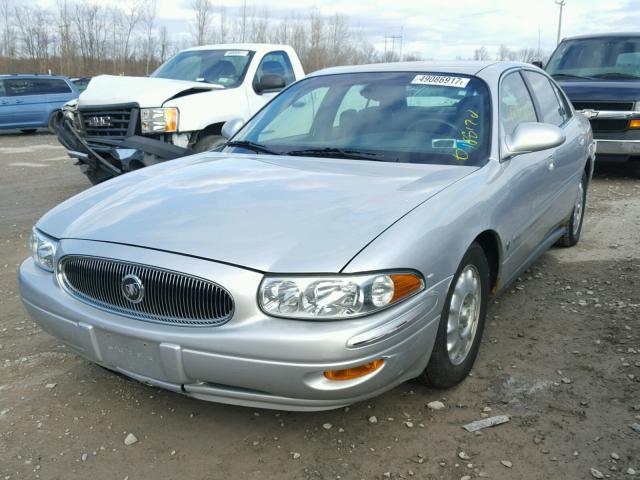 1G4HR54KX2U262648 - 2002 BUICK LESABRE LI GRAY photo 2