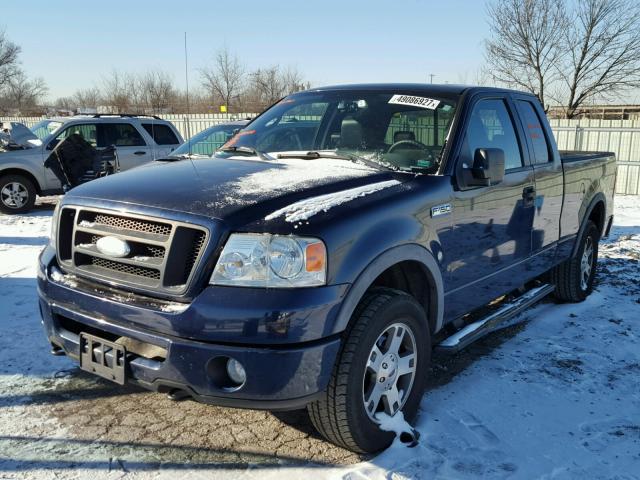 1FTPX14516NA50441 - 2006 FORD F150 BLUE photo 2