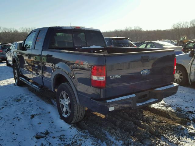 1FTPX14516NA50441 - 2006 FORD F150 BLUE photo 3