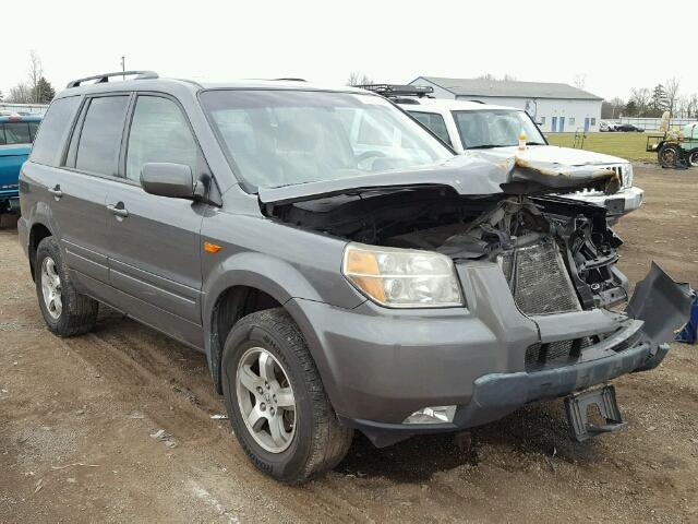 5FNYF28537B025497 - 2007 HONDA PILOT EXL GRAY photo 1