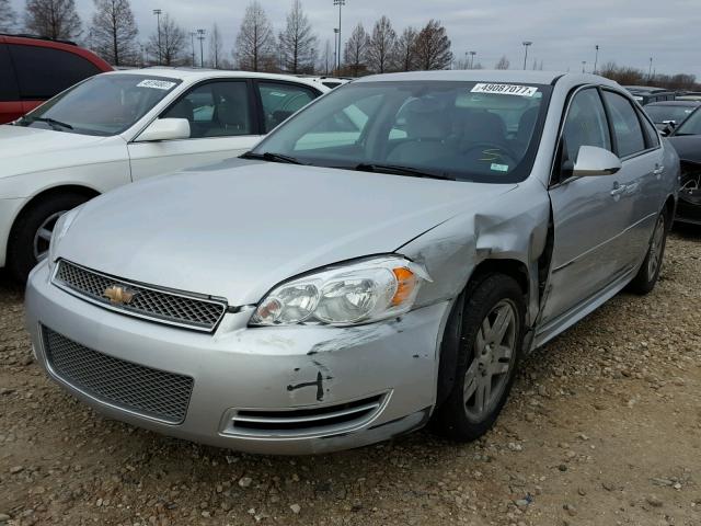 2G1WB5E3XC1181310 - 2012 CHEVROLET IMPALA LT WHITE photo 2