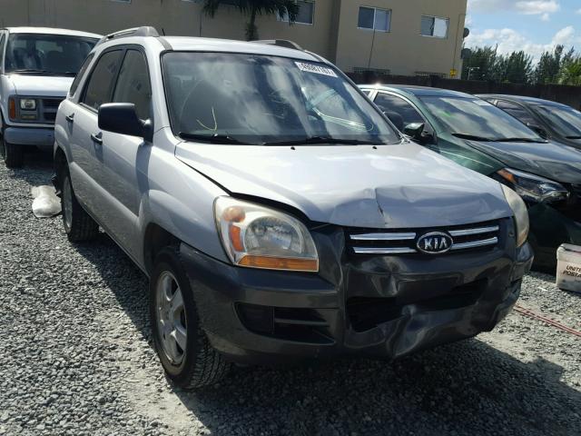 KNDJF724587460821 - 2008 KIA SPORTAGE L SILVER photo 1