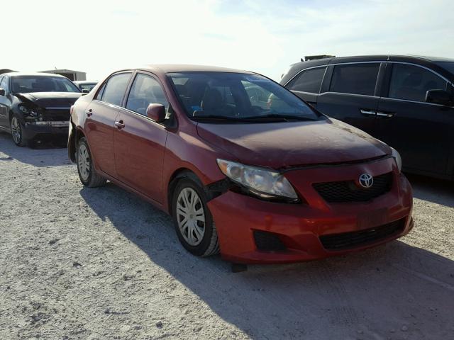 1NXBU4EE7AZ341202 - 2010 TOYOTA COROLLA BA RED photo 1