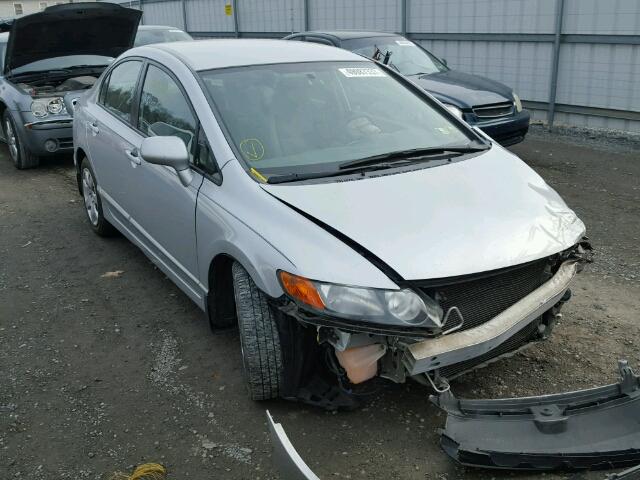 1HGFA15578L015723 - 2008 HONDA CIVIC LX SILVER photo 1