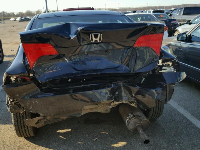 2HGFA16958H329868 - 2008 HONDA CIVIC EXL BLACK photo 9