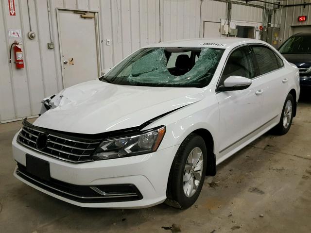 1VWAS7A30GC027110 - 2016 VOLKSWAGEN PASSAT S أبيض صورة 2