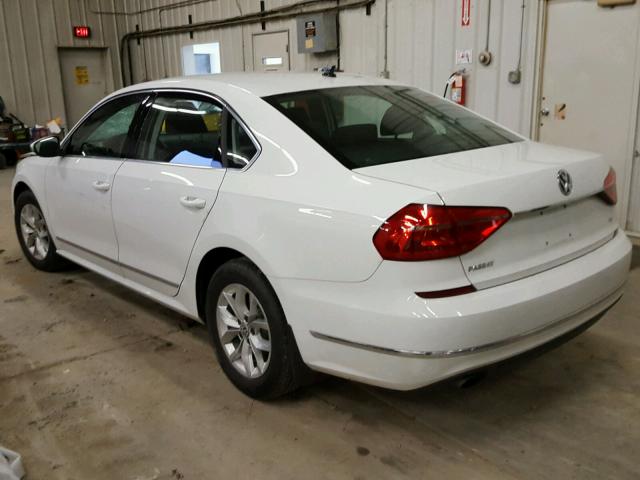 1VWAS7A30GC027110 - 2016 VOLKSWAGEN PASSAT S أبيض صورة 3