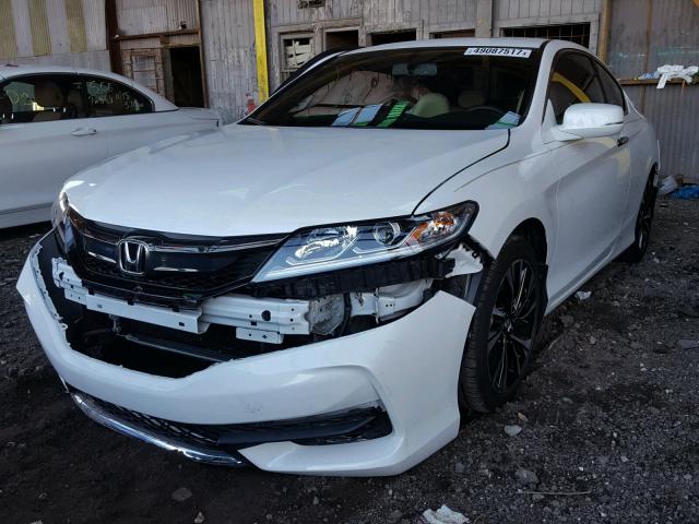 1HGCT2B82GA000767 - 2016 HONDA ACCORD EXL WHITE photo 2