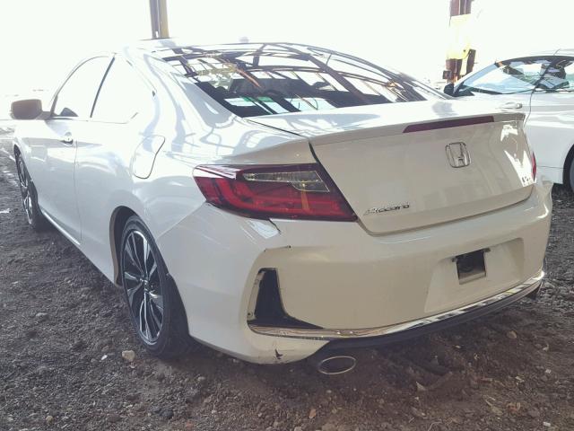 1HGCT2B82GA000767 - 2016 HONDA ACCORD EXL WHITE photo 3