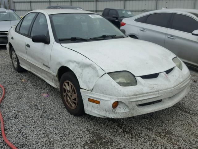 1G2JB524227209167 - 2002 PONTIAC SUNFIRE SE WHITE photo 1