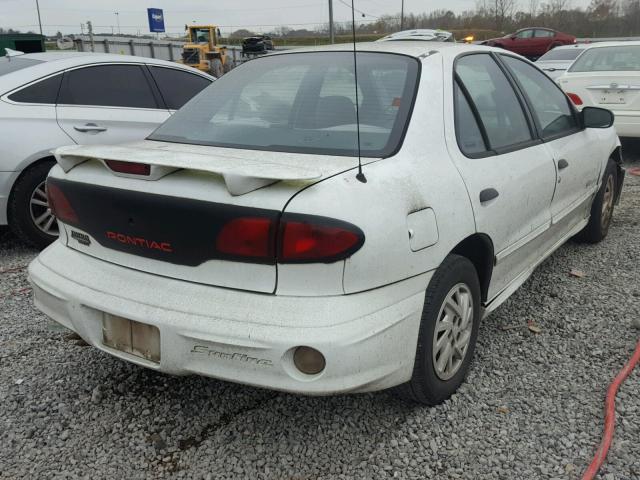 1G2JB524227209167 - 2002 PONTIAC SUNFIRE SE WHITE photo 4