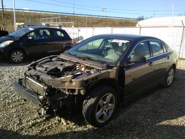 1G1ZB5EB5A4156613 - 2010 CHEVROLET MALIBU LS GRAY photo 2
