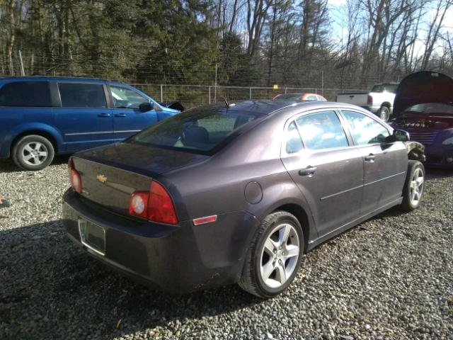 1G1ZB5EB5A4156613 - 2010 CHEVROLET MALIBU LS GRAY photo 4