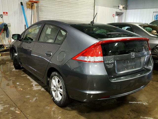 JHMZE2H71AS039478 - 2010 HONDA INSIGHT EX GRAY photo 3