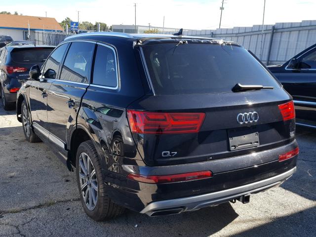 WA1VAAF75JD020634 - 2018 AUDI Q7 PRESTIG BLACK photo 3