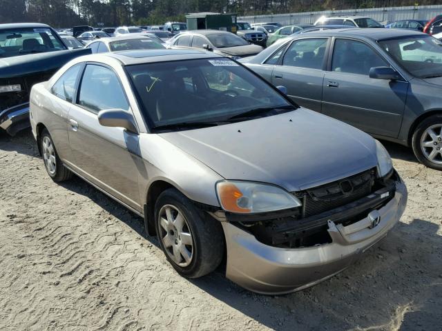 1HGEM22952L042541 - 2002 HONDA CIVIC EX ოქროსფერი ფოტო 1