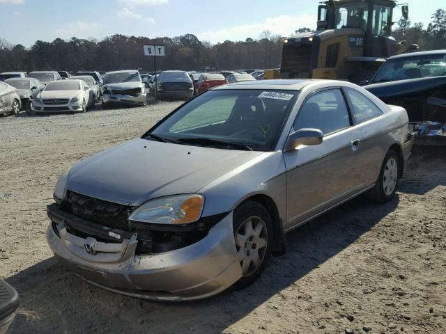 1HGEM22952L042541 - 2002 HONDA CIVIC EX GOLD photo 2