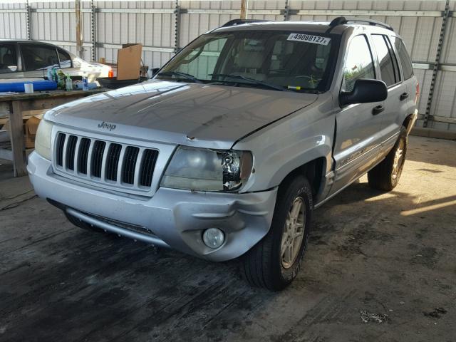 1J4GX48N84C406639 - 2004 JEEP GRAND CHER WHITE photo 2