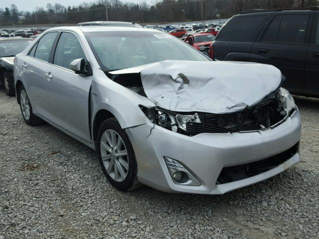 4T1BD1FK9CU007078 - 2012 TOYOTA CAMRY HYBR GRAY photo 1