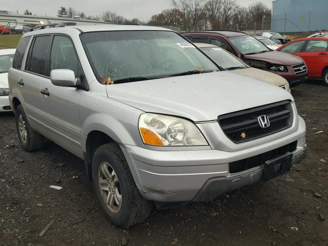 5FNYF18445B065778 - 2005 HONDA PILOT EX SILVER photo 1