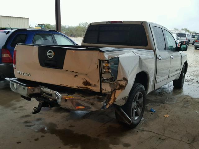 1N6AA07A55N539169 - 2005 NISSAN TITAN XE WHITE photo 4