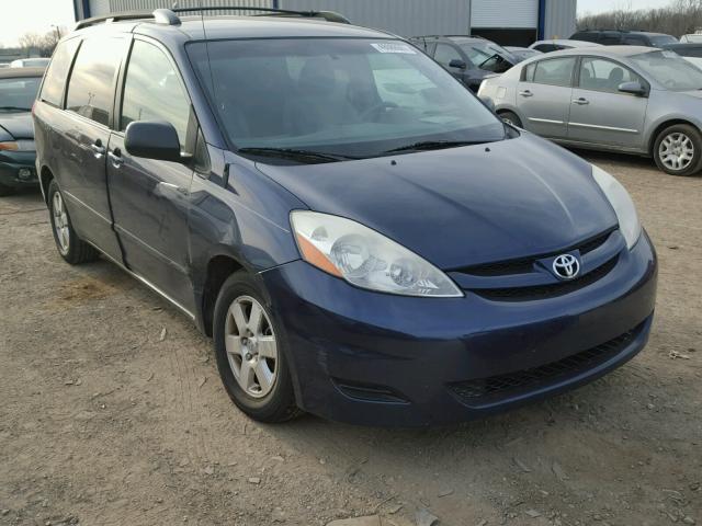 5TDZK23C57S001364 - 2007 TOYOTA SIENNA CE BLUE photo 1