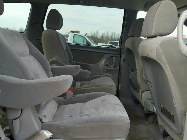 5TDZK23C57S001364 - 2007 TOYOTA SIENNA CE BLUE photo 6