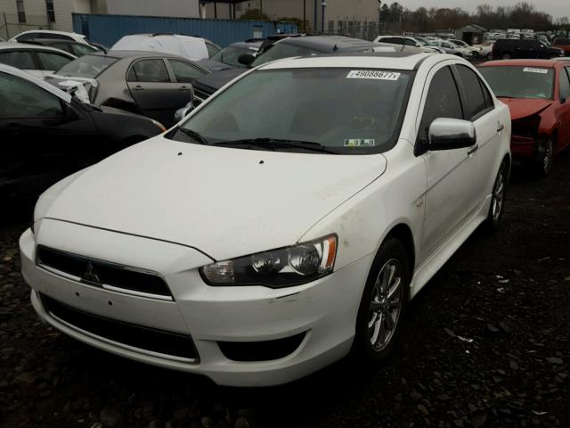 JA32U2FU4BU040434 - 2011 MITSUBISHI LANCER ES/ WHITE photo 2