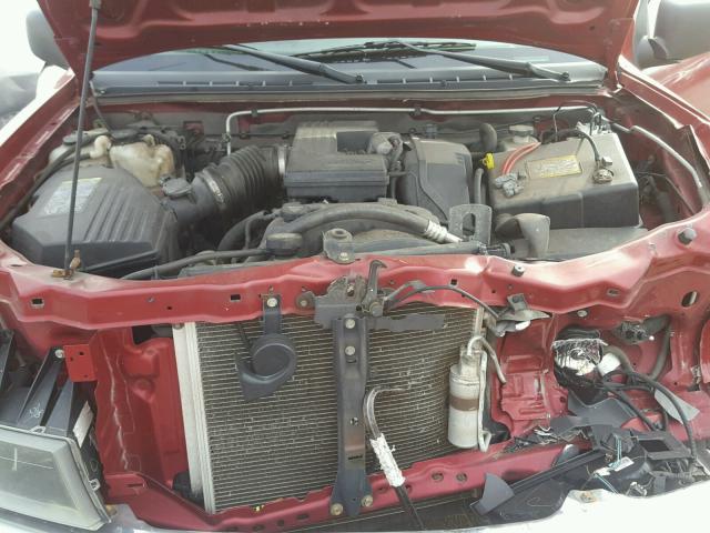 1GCDT136758265148 - 2005 CHEVROLET COLORADO BURGUNDY photo 7