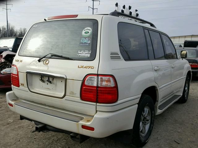 JTJHT00W613510848 - 2001 LEXUS LX 470 CREAM photo 4