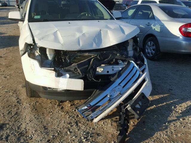 2FMDK4JC9ABB55542 - 2010 FORD EDGE SEL WHITE photo 9