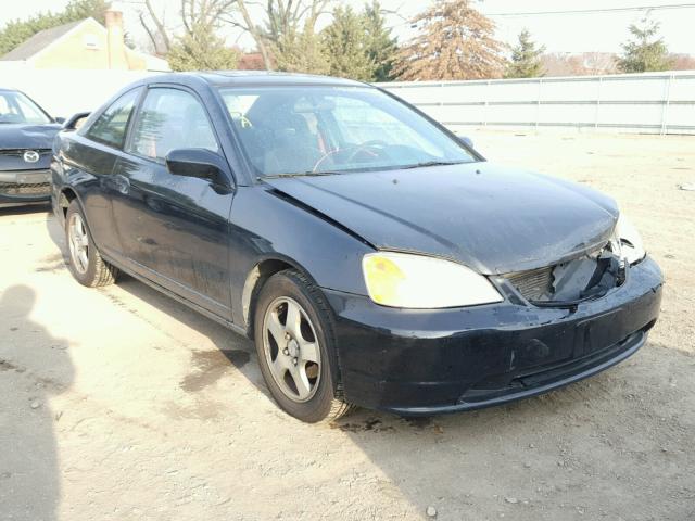 1HGEM22962L045030 - 2002 HONDA CIVIC EX BLACK photo 1