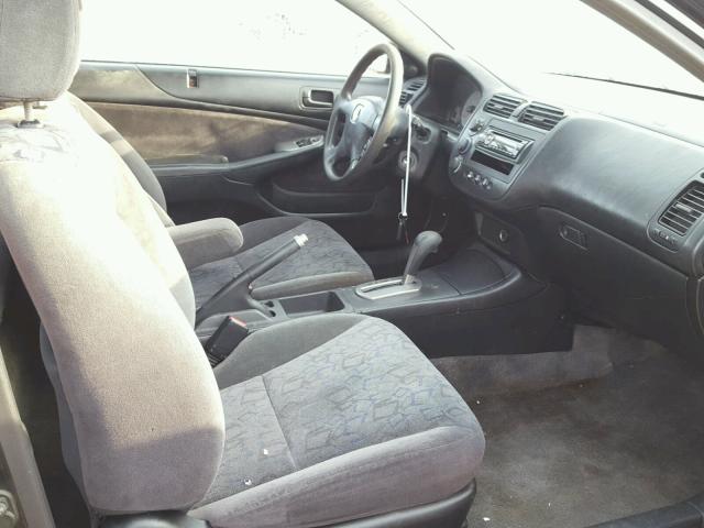 1HGEM22962L045030 - 2002 HONDA CIVIC EX 黑色 照片 5