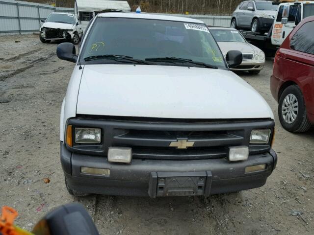 1GCCS1444SK170217 - 1995 CHEVROLET S TRUCK S1 WHITE photo 10