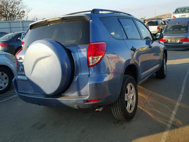 JTMZD33V875052137 - 2007 TOYOTA RAV4 BLUE photo 4