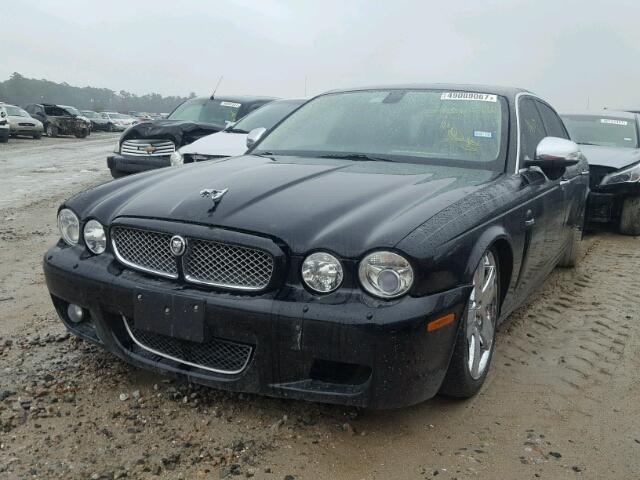 SAJWA82B18SH25986 - 2008 JAGUAR XJ VANDEN BLACK photo 2