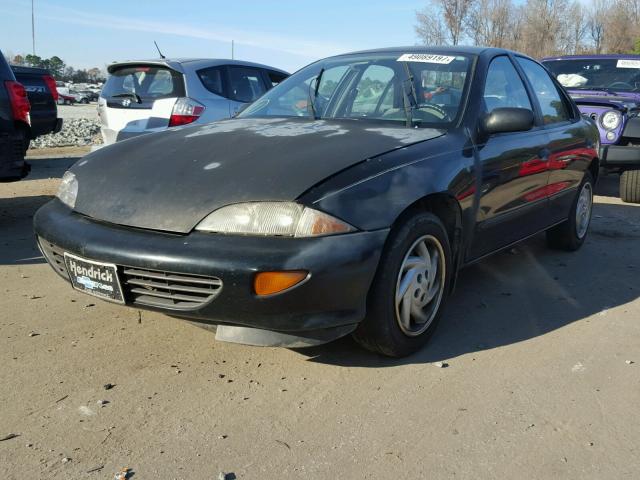 3G1JF52T7TS881793 - 1996 CHEVROLET CAVALIER L BLACK photo 2