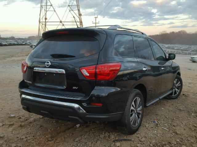 5N1DR2MN0HC606154 - 2017 NISSAN PATHFINDER BLACK photo 4