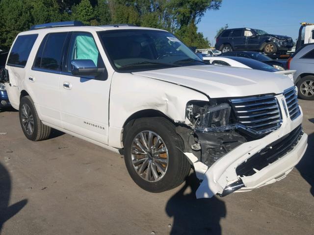 5LMJJ2HT2FEJ06272 - 2015 LINCOLN NAVIGATOR Biały zdjęcie 1