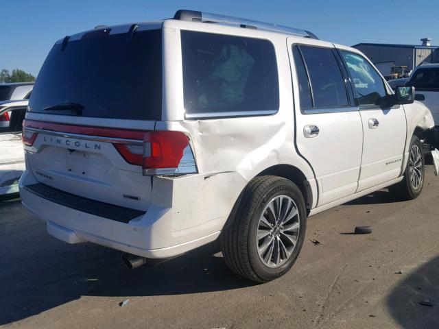 5LMJJ2HT2FEJ06272 - 2015 LINCOLN NAVIGATOR Biały zdjęcie 4