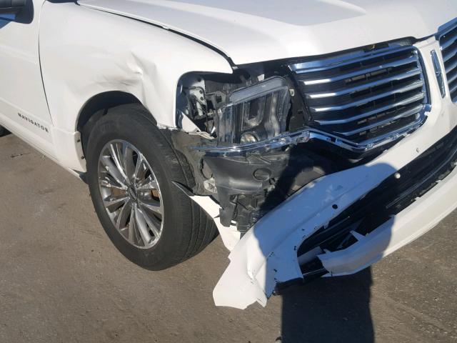 5LMJJ2HT2FEJ06272 - 2015 LINCOLN NAVIGATOR Biały zdjęcie 9