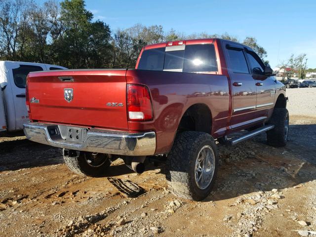 3C63R3DL7DG566674 - 2013 RAM 3500 SLT MAROON photo 4