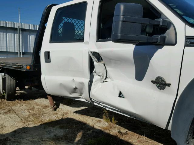 1FD0W5HT2CEC17207 - 2012 FORD F550 SUPER WHITE photo 9