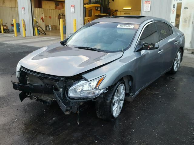 1N4AA51E49C850885 - 2009 NISSAN MAXIMA S GRAY photo 2